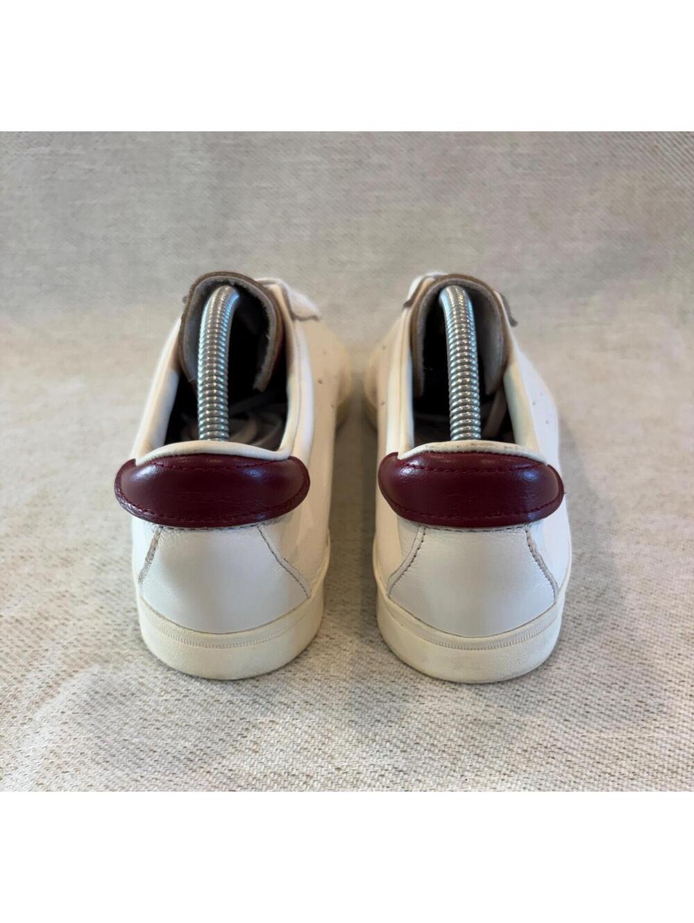 adidas Originals Lacombe White Deep Burgundy Gold Men's Size 12.5 DB3014 - Picture 4 of 10